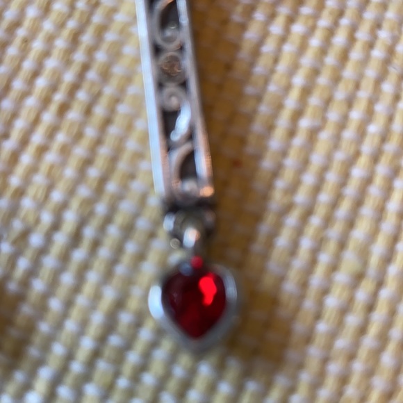 Brighten heart earrings. - Picture 3 of 5